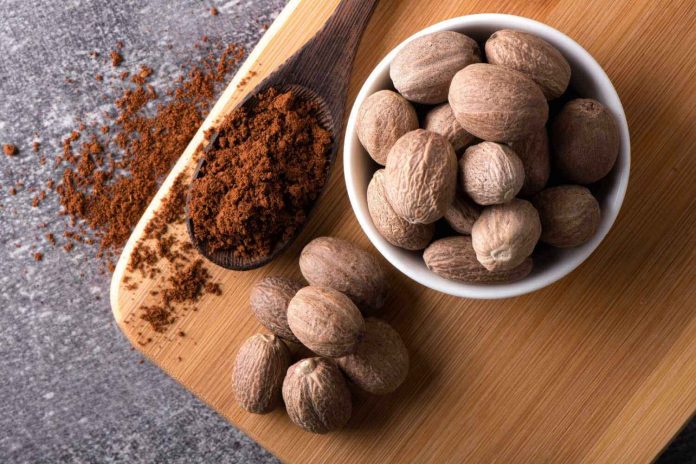 Men's health benefits and qualities of nutmeg